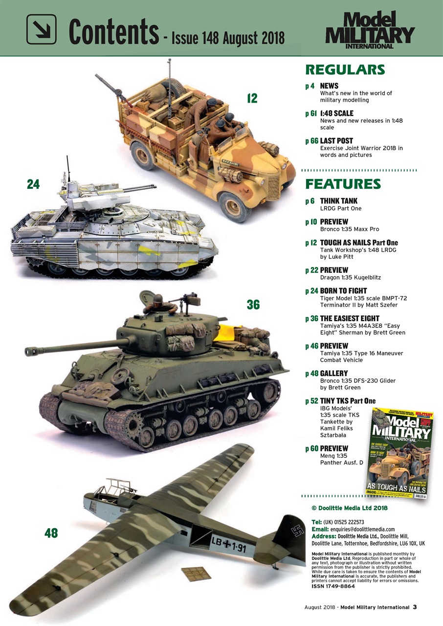 Military Modelling International Magazine Preview Pages