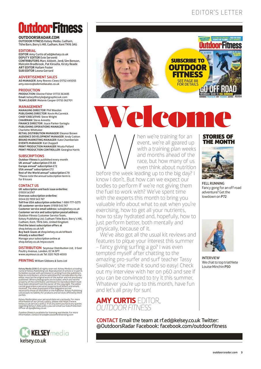 Outdoor Fitness & Adventure Preview Pages