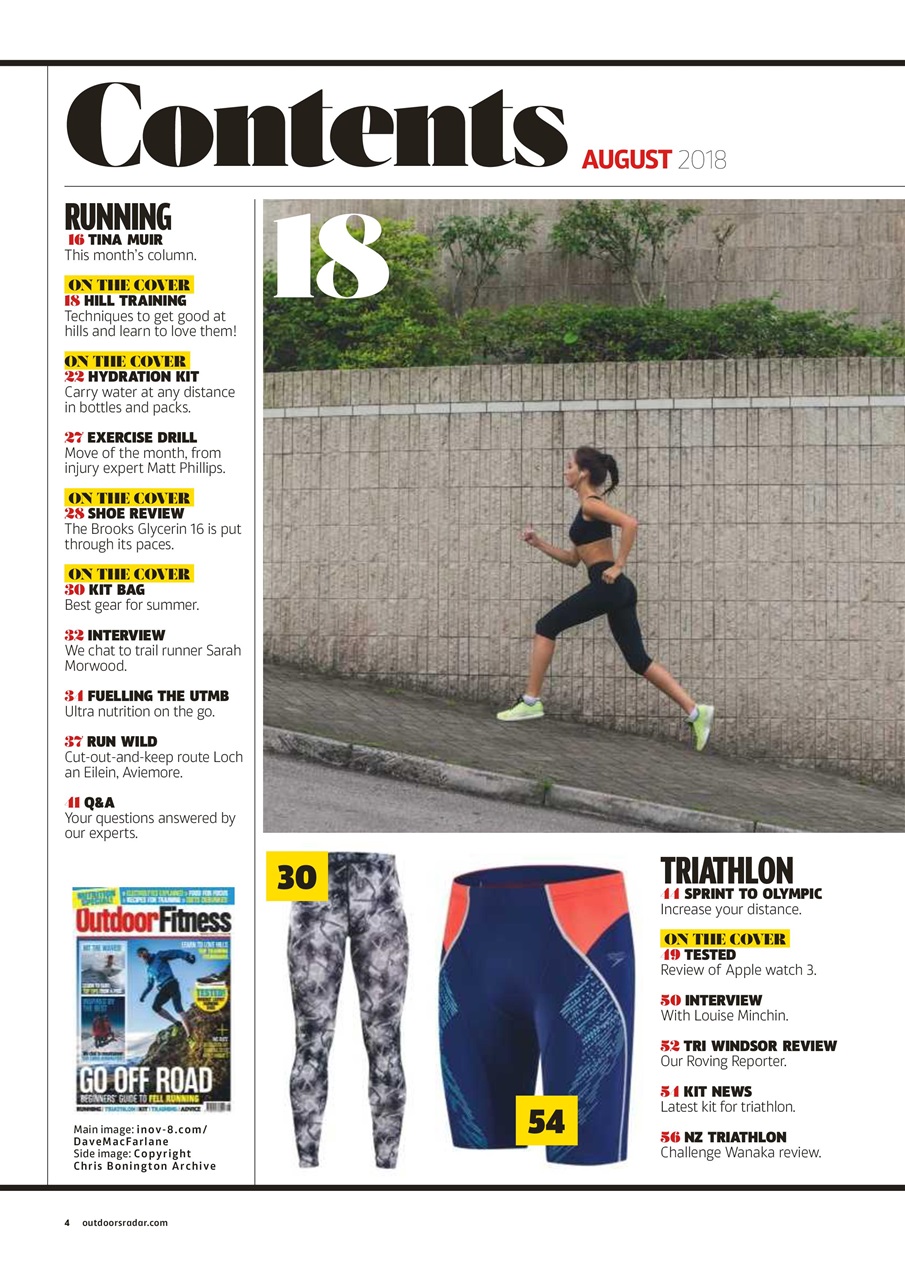 Outdoor Fitness & Adventure Preview Pages