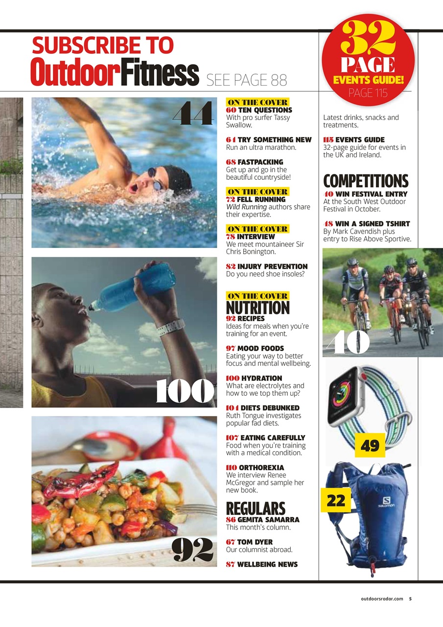 Outdoor Fitness & Adventure Preview Pages