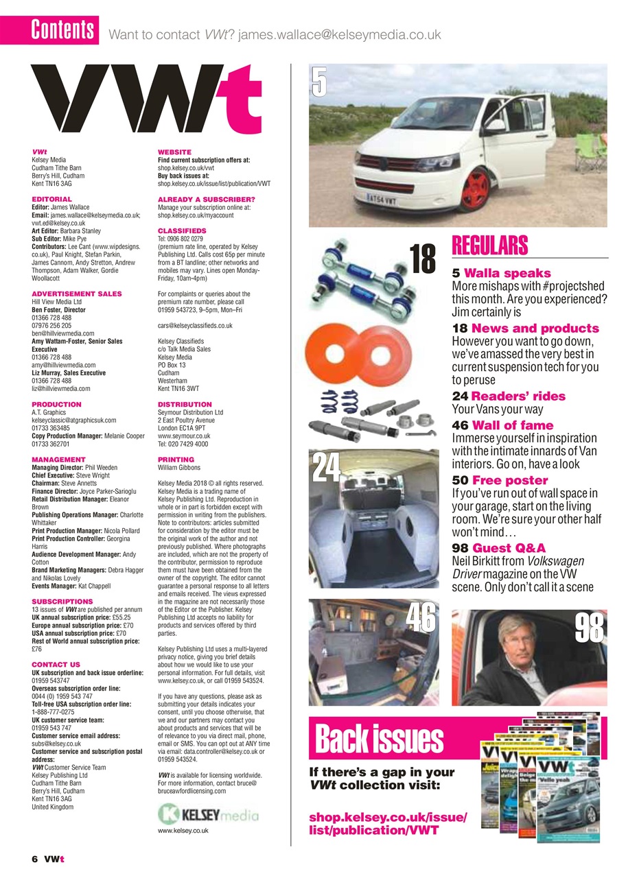 VWt Magazine Preview Pages