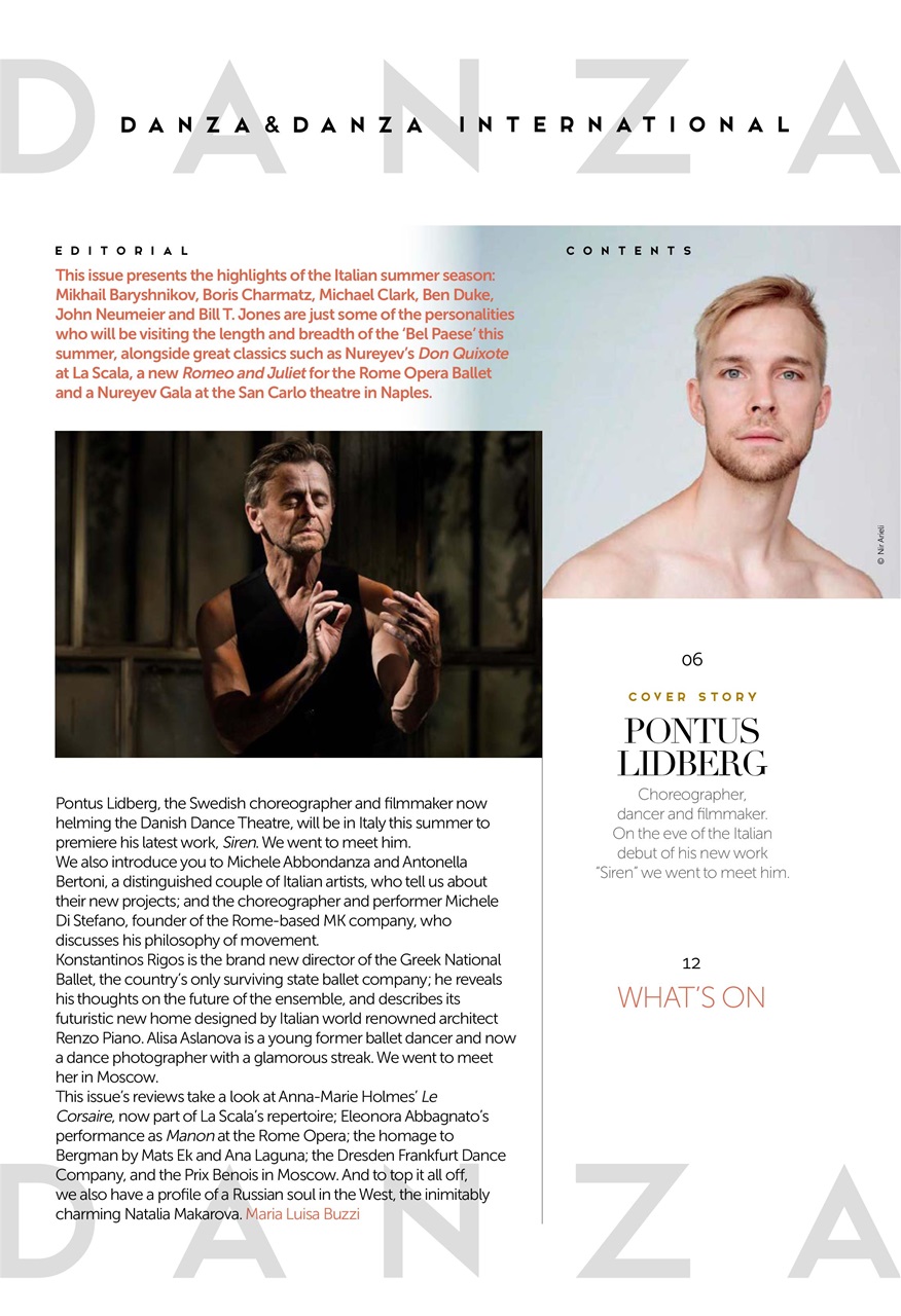 DANZA&DANZA International Preview Pages