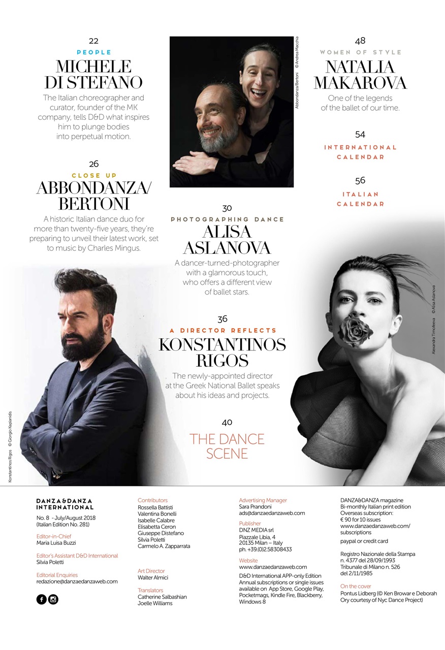 DANZA&DANZA International Preview Pages