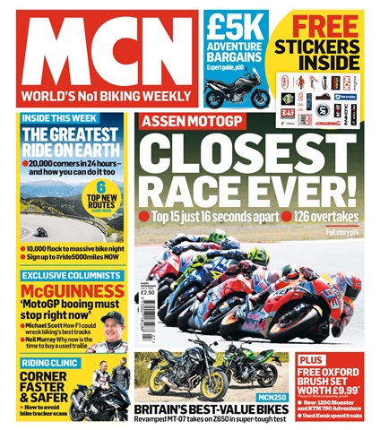 MCN issue 4th July 2018
