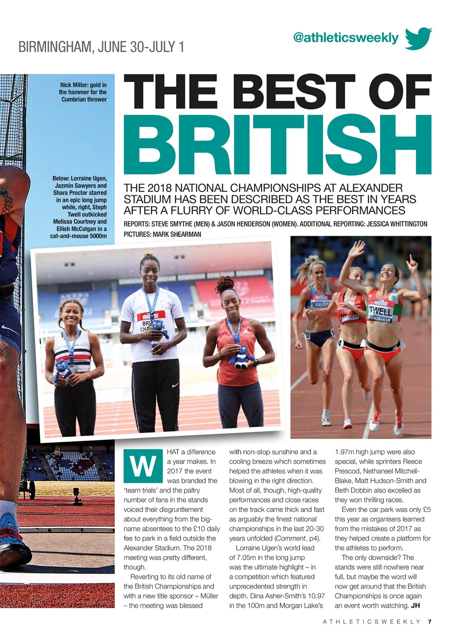 AW – Athletics Weekly Magazine Preview Pages