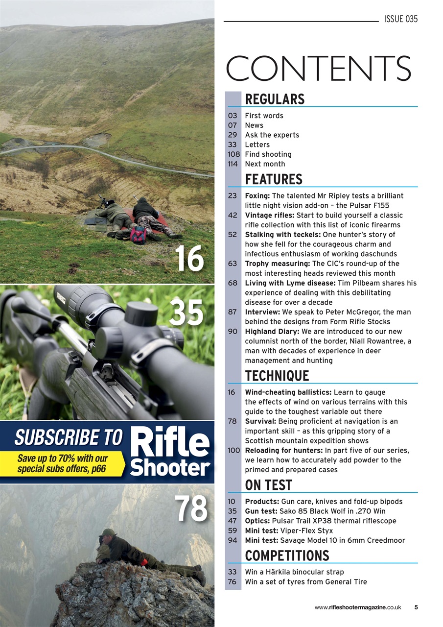 Rifle Shooter Preview Pages