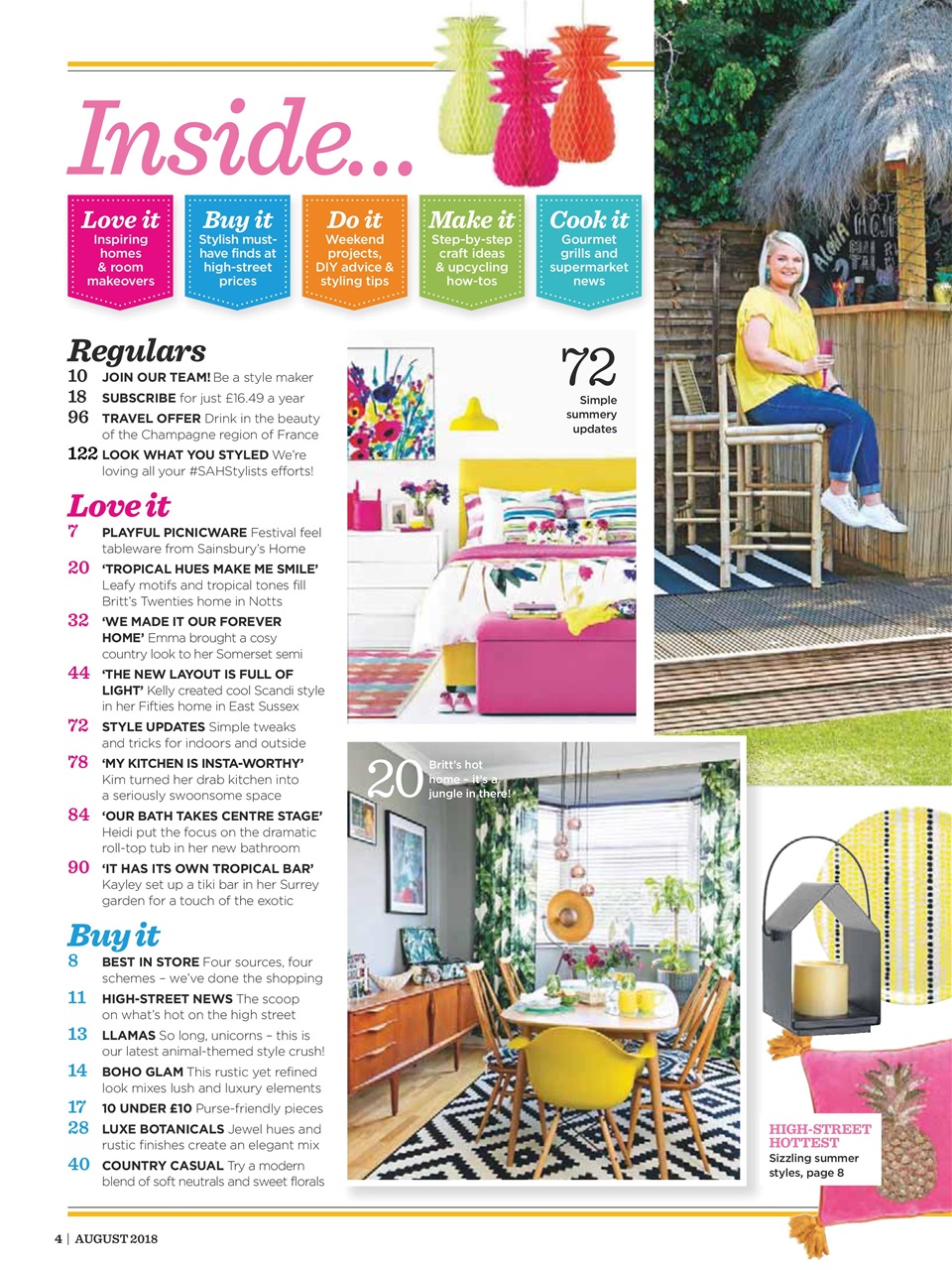 Style at Home Preview Pages