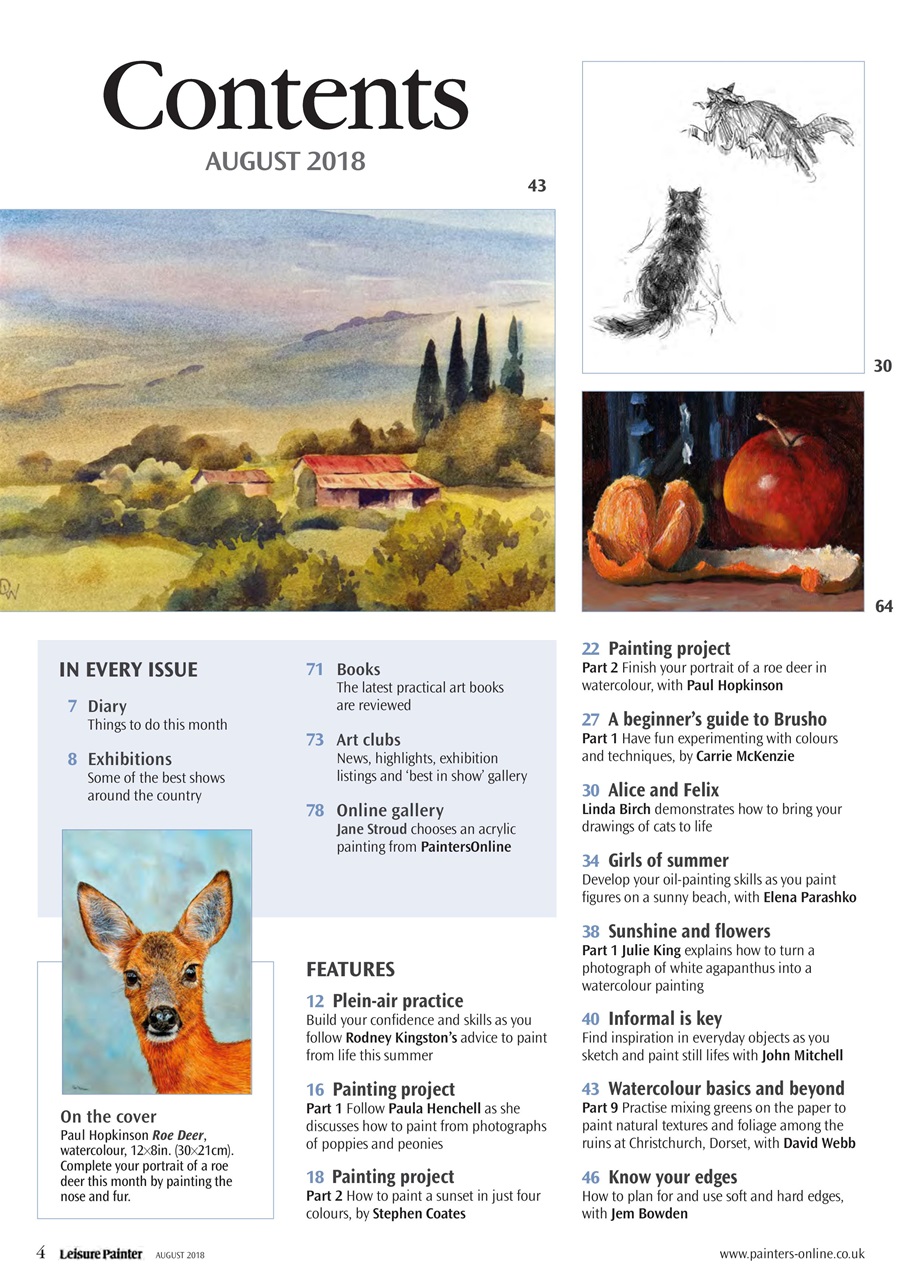 Leisure Painter & The Artist Preview Pages