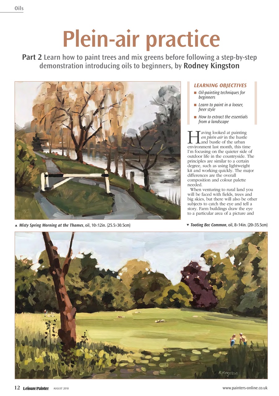 Leisure Painter & The Artist Preview Pages