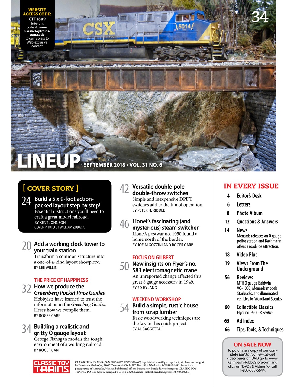 Classic Toy Trains Preview Pages