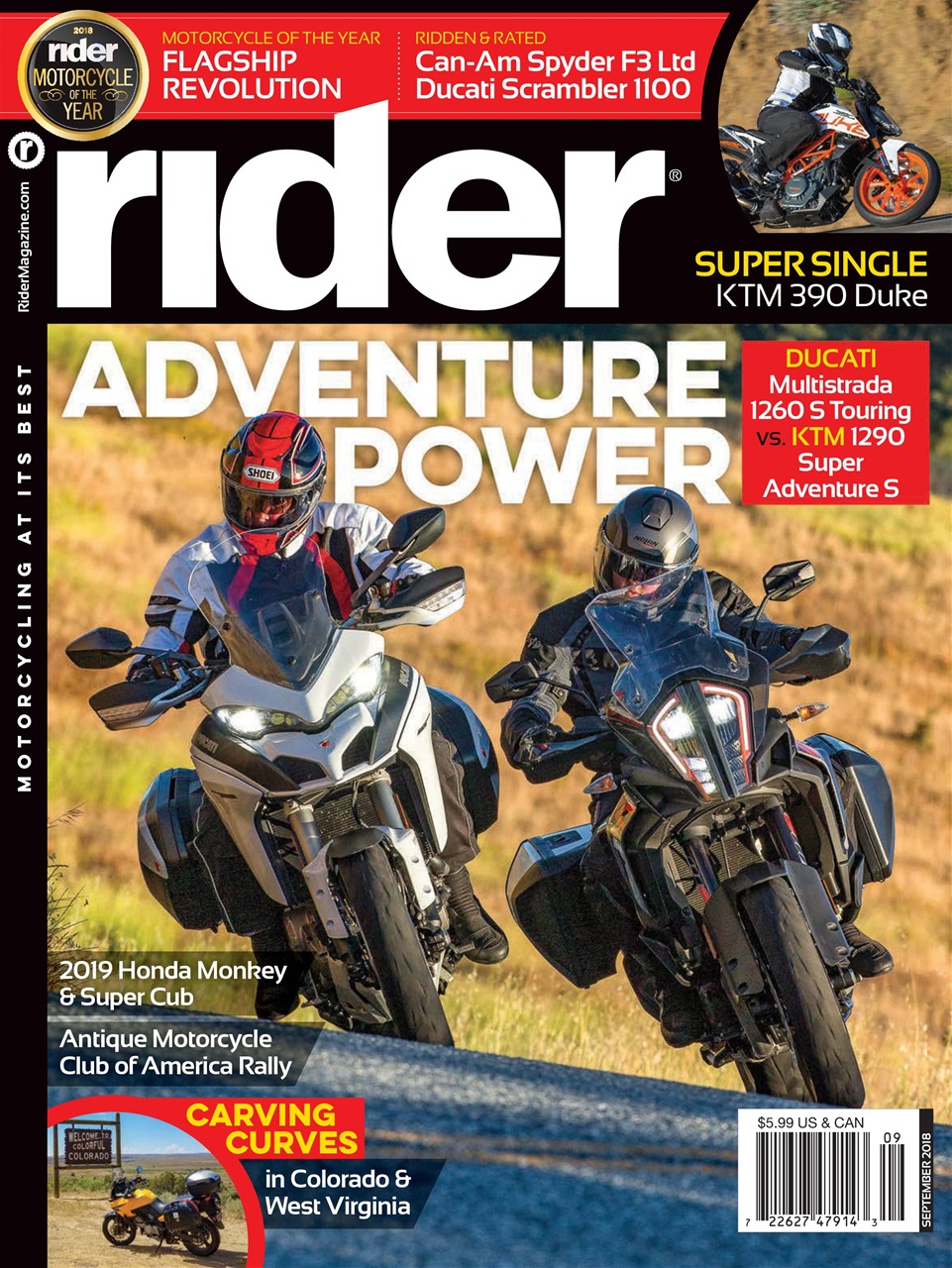 Rider Magazine Preview Pages