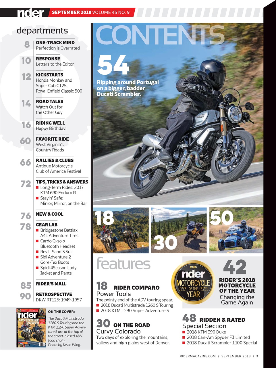 Rider Magazine Preview Pages