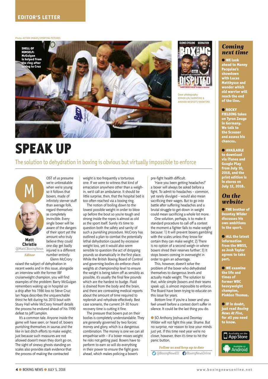 Boxing News Preview Pages