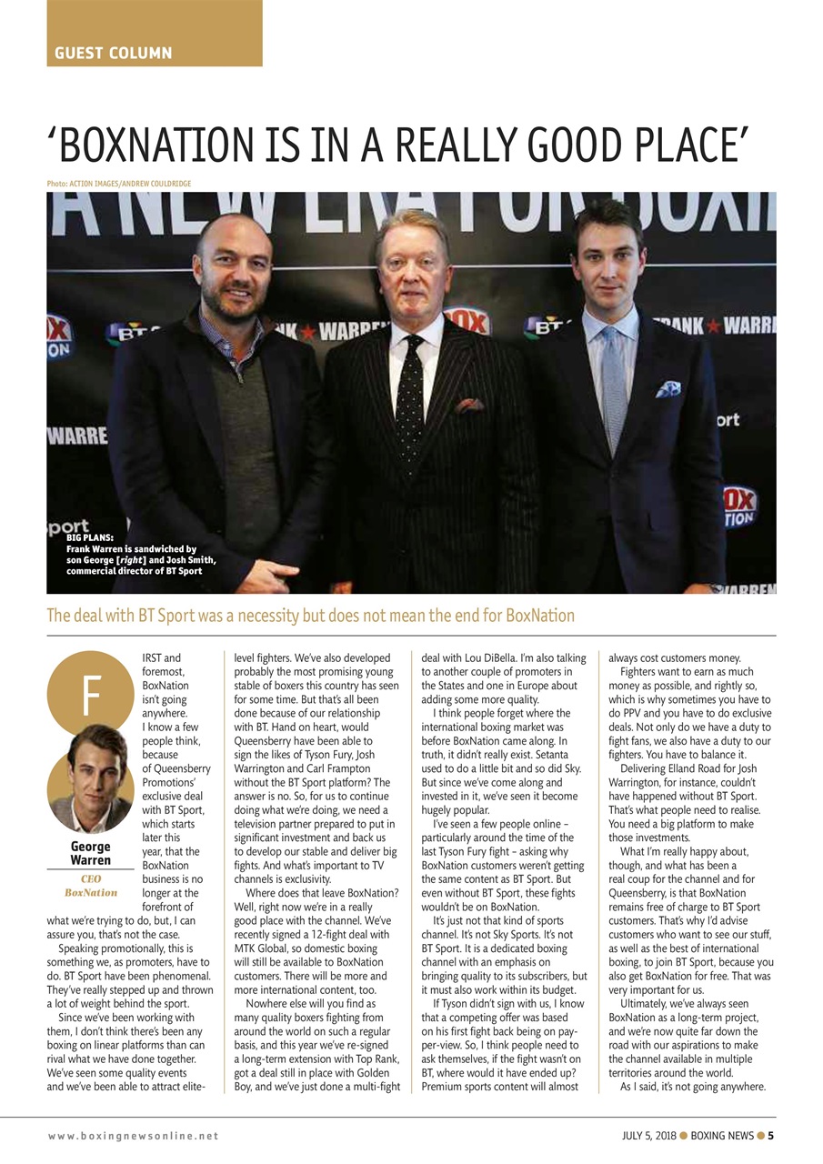 Boxing News Preview Pages