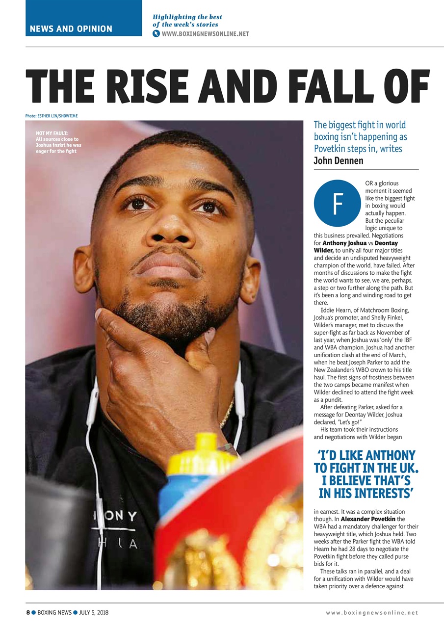 Boxing News Preview Pages