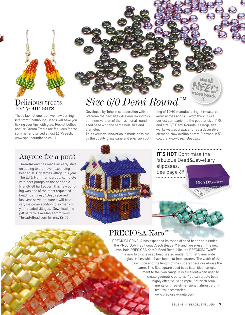 Bead & Jewellery Magazine Preview Pages