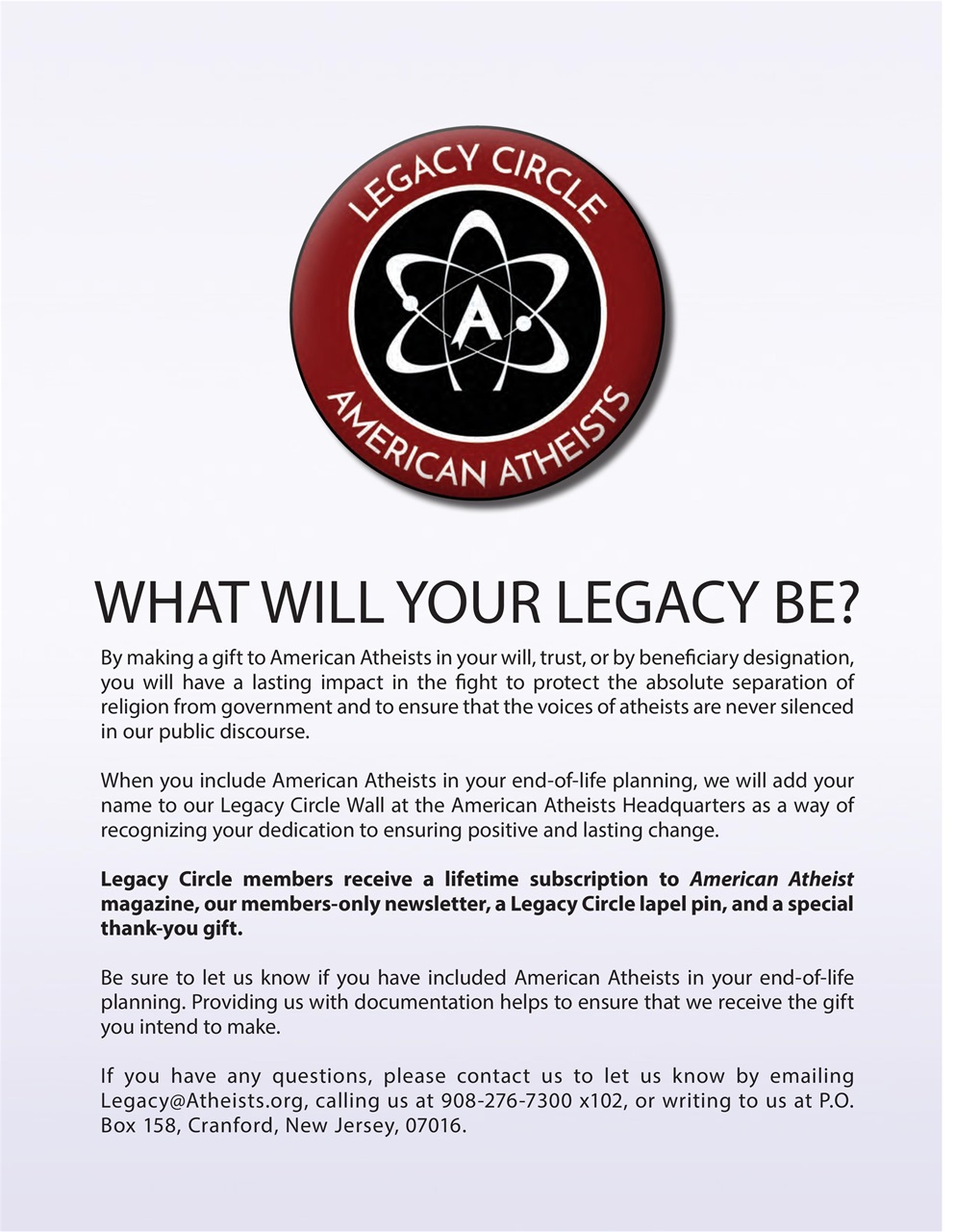 American Atheist Preview Pages