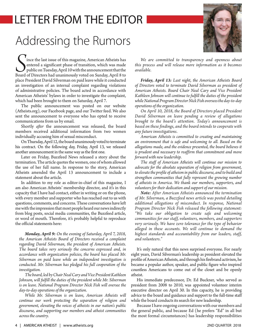 American Atheist Preview Pages