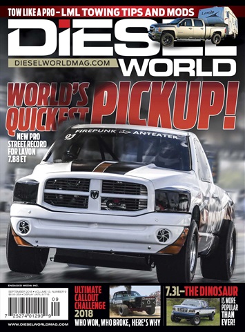 Diesel World issue September 2018