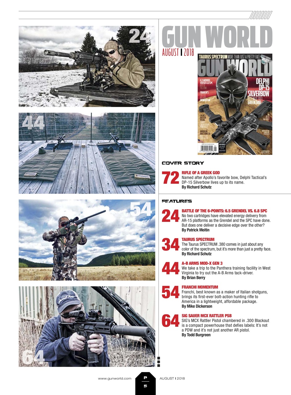 Gun World Preview Pages