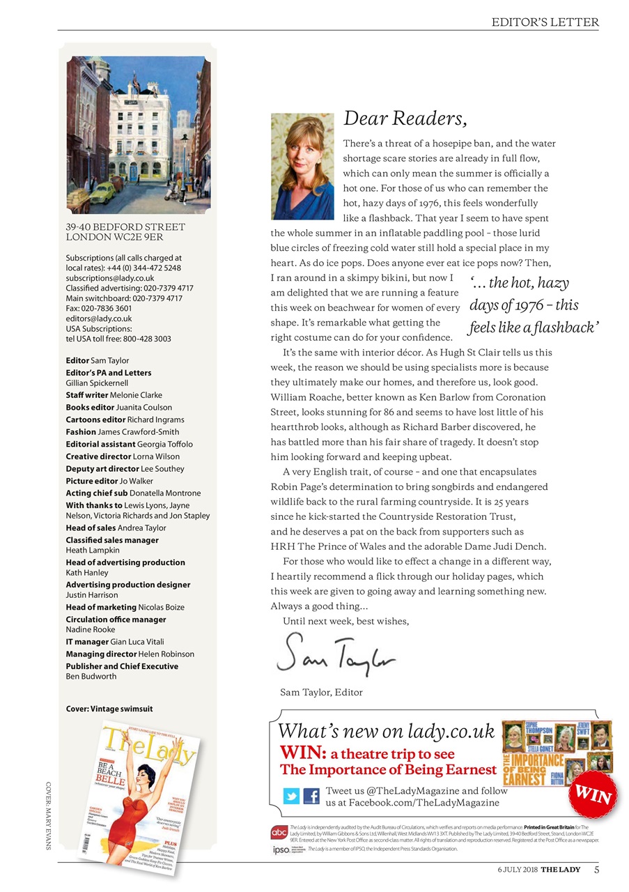 The Lady Preview Pages