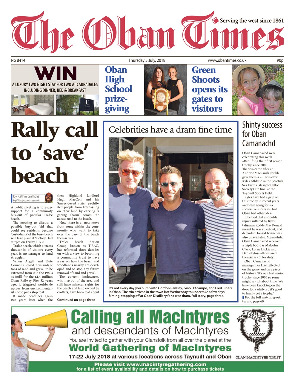 The Oban Times & Lochaber Times Preview Pages