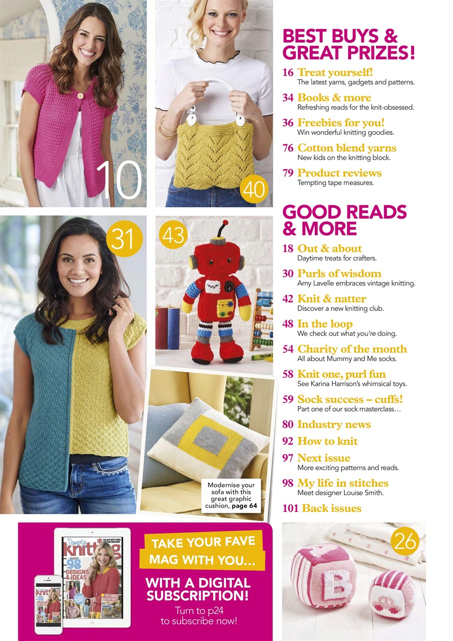 Simply Knitting Preview Pages