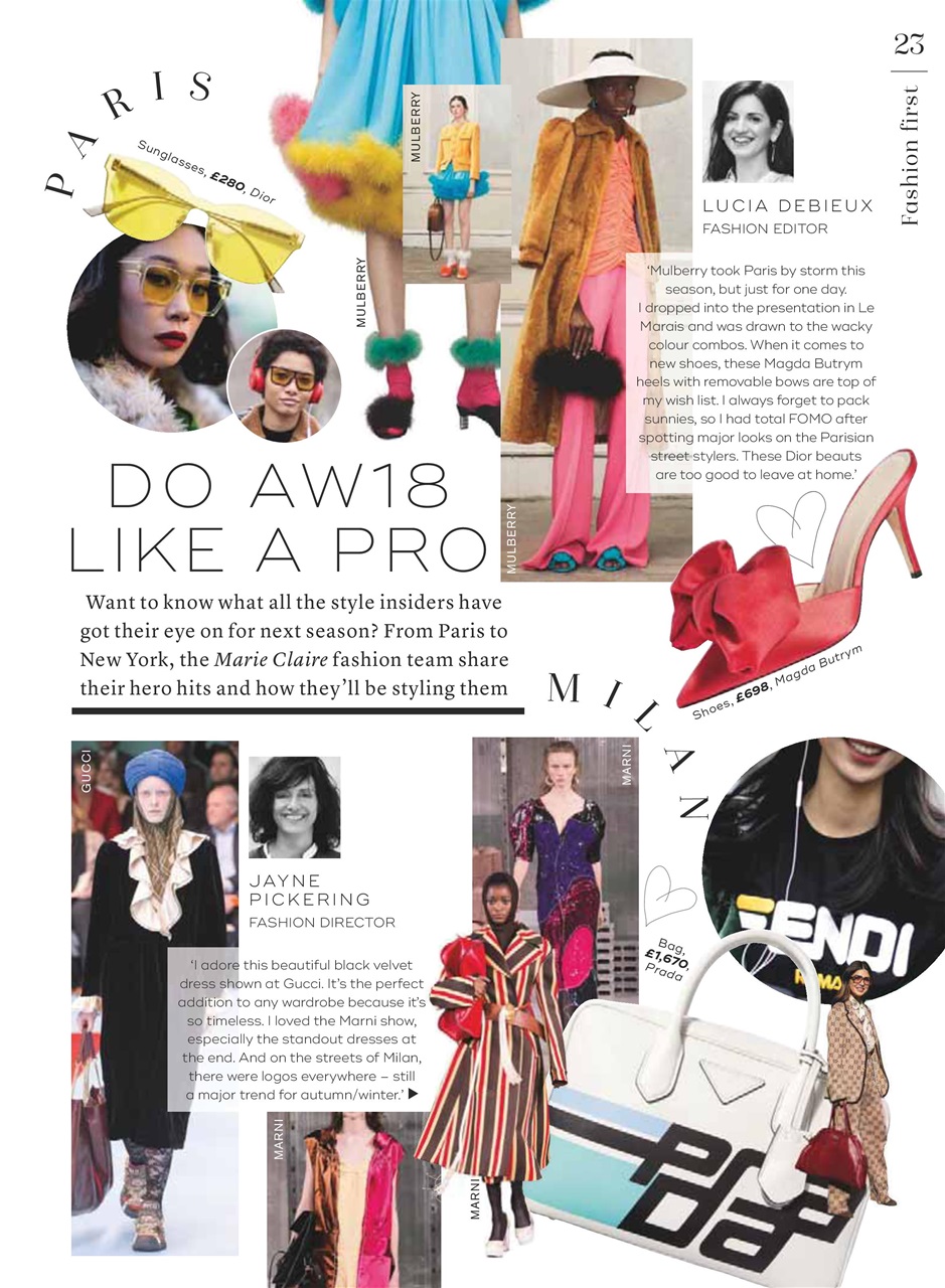 Marie Claire Preview Pages