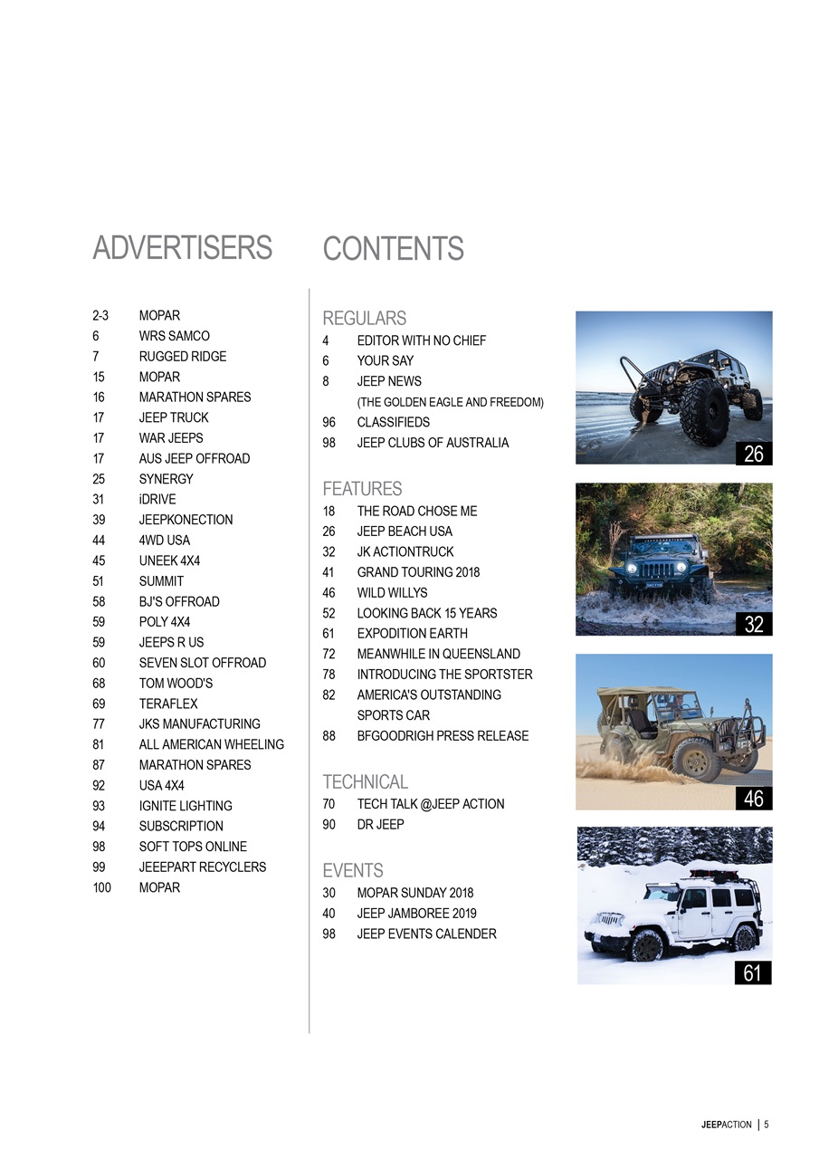 Jeep Action Preview Pages