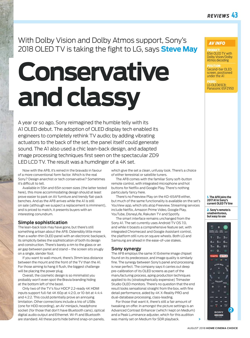 Home Cinema Choice Preview Pages
