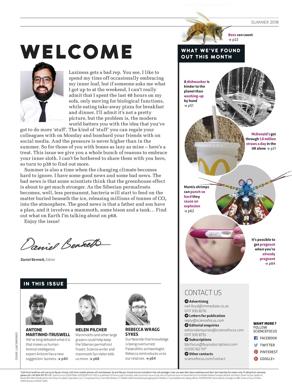 BBC Science Focus Magazine Preview Pages