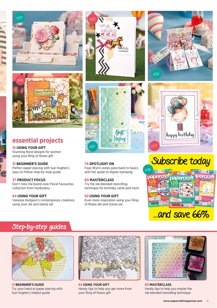 Papercraft Essentials Preview Pages