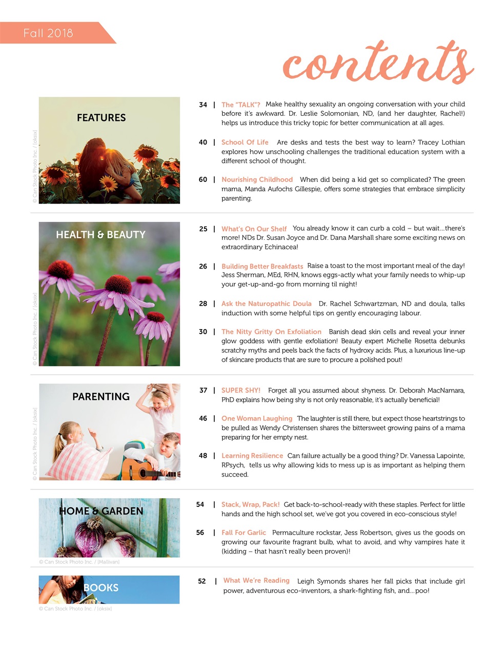 Ecoparent Magazine Preview Pages