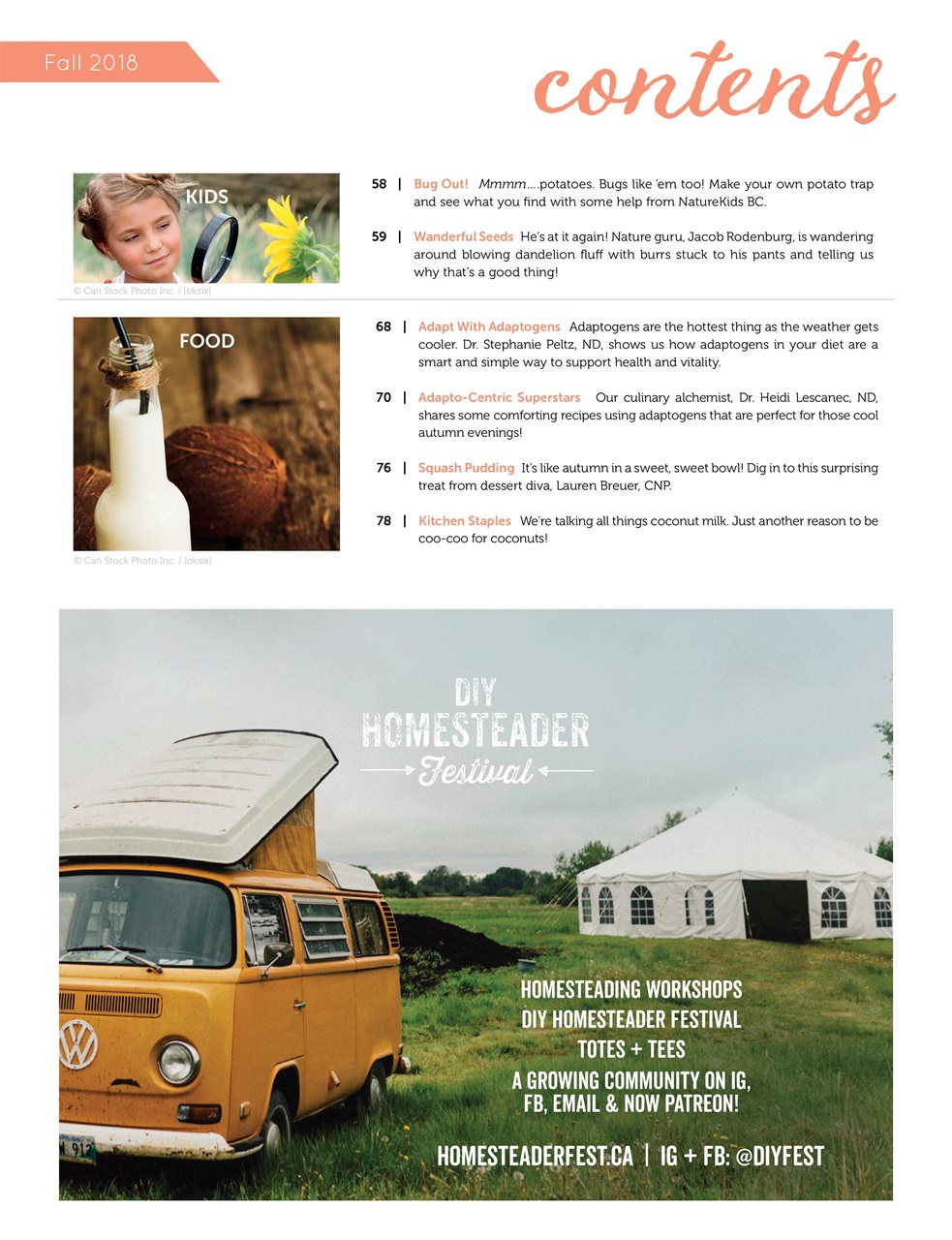 Ecoparent Magazine Preview Pages