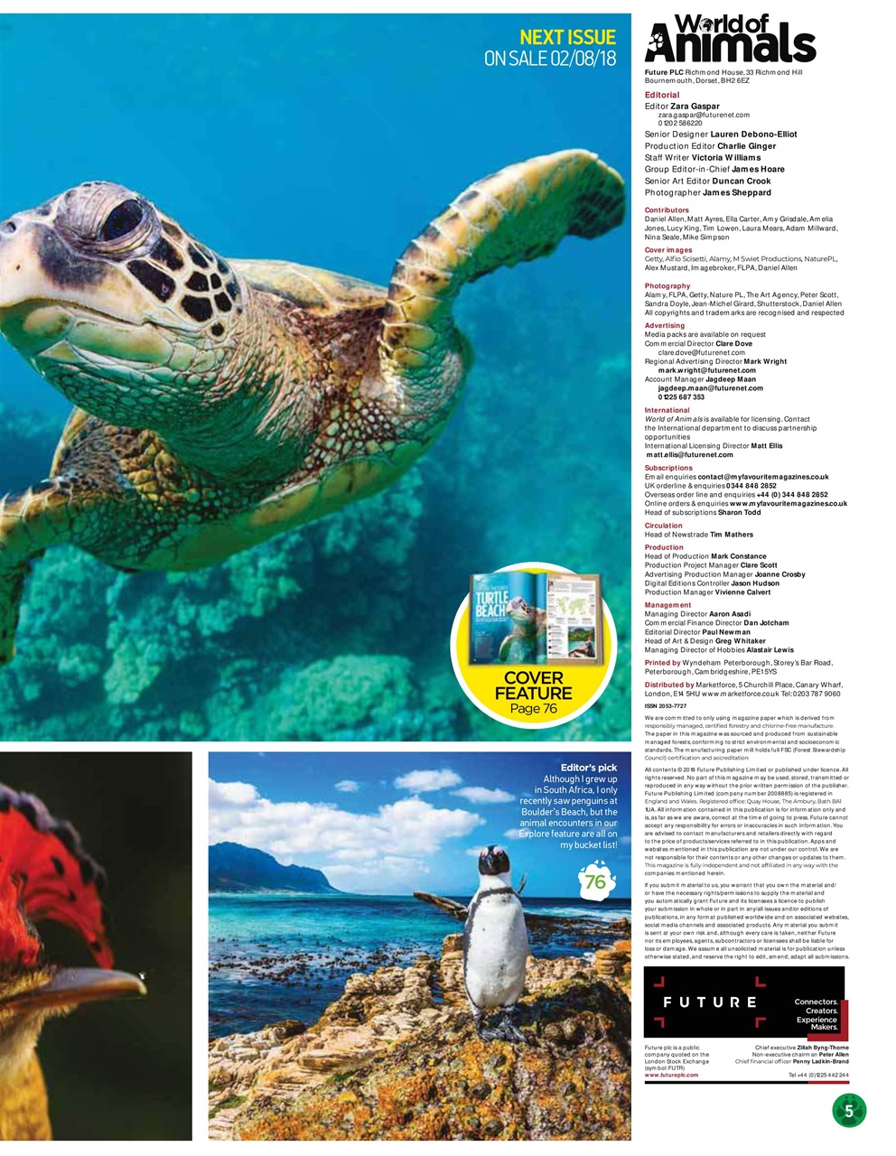 World of Animals Preview Pages
