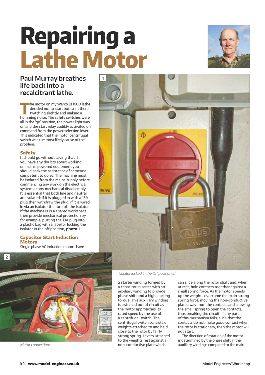 Model Engineer & Workshop Magazine Preview Pages