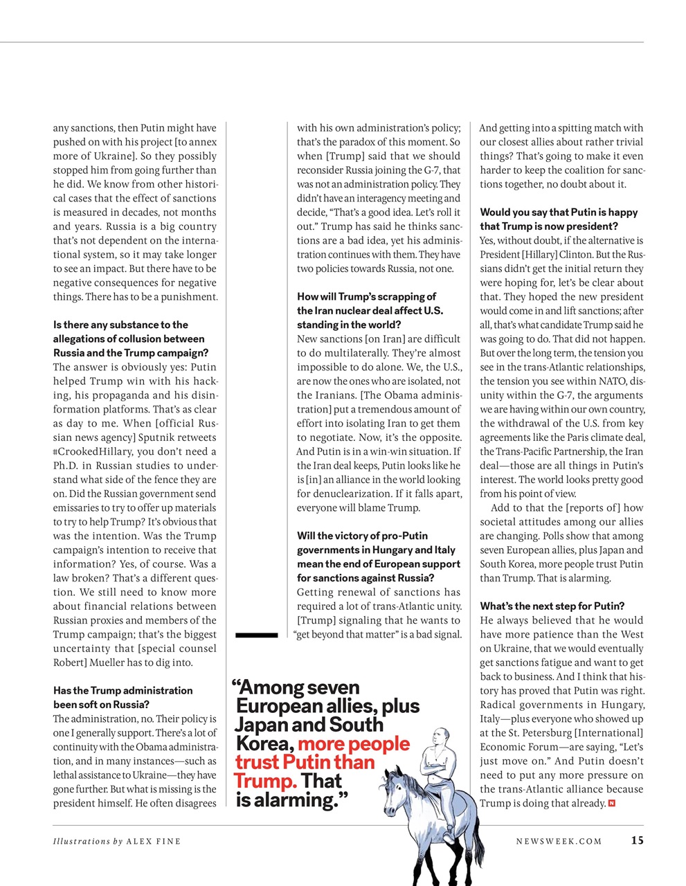 Newsweek International Preview Pages