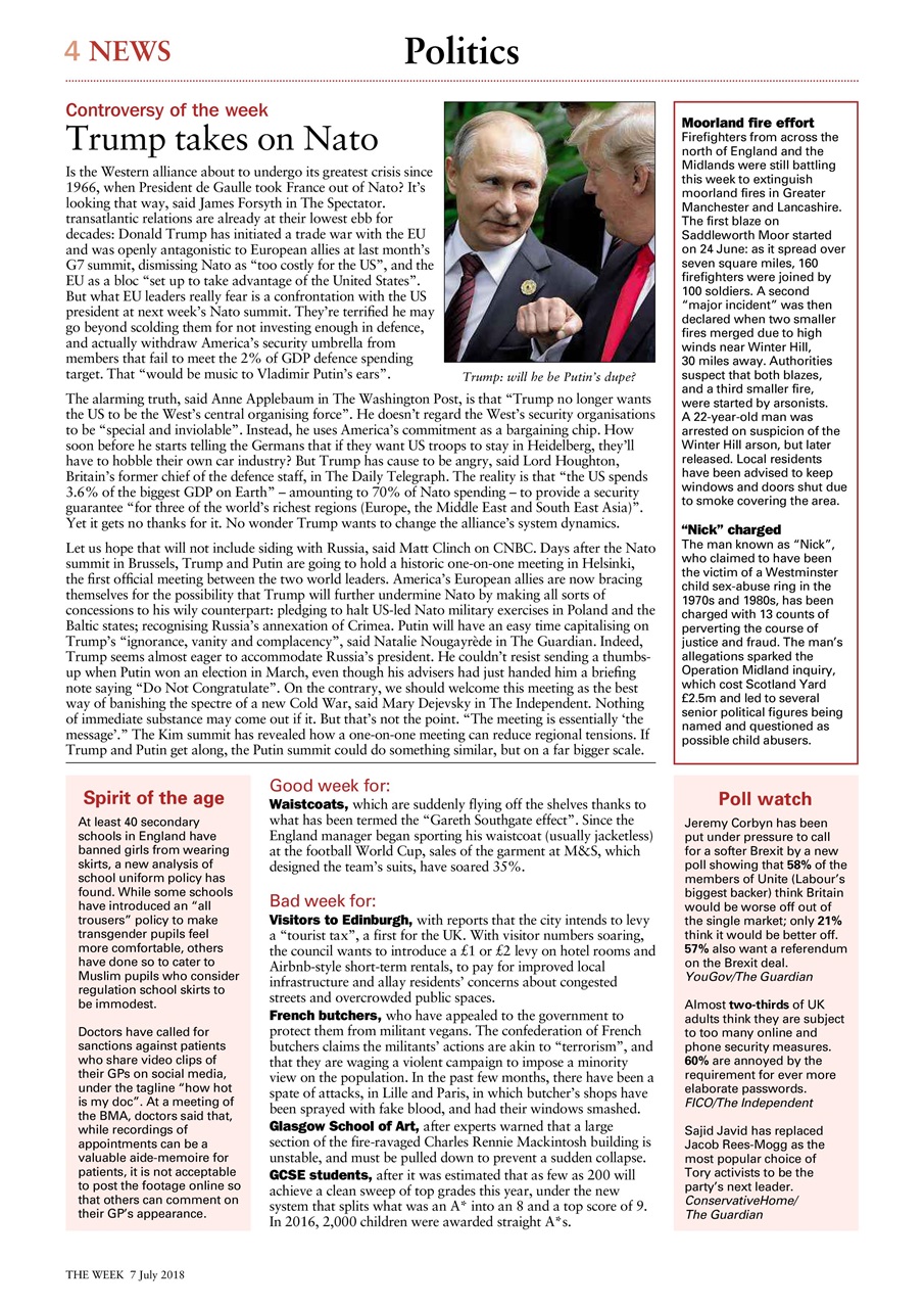 The Week Preview Pages