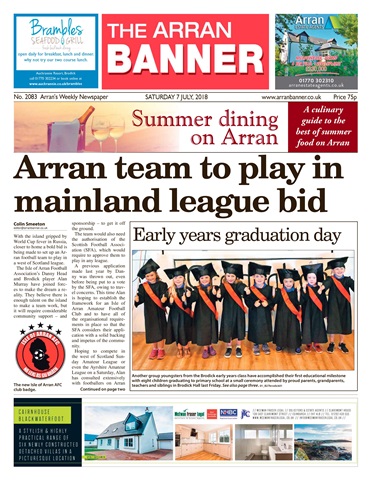 Arran Banner issue 07/07/18