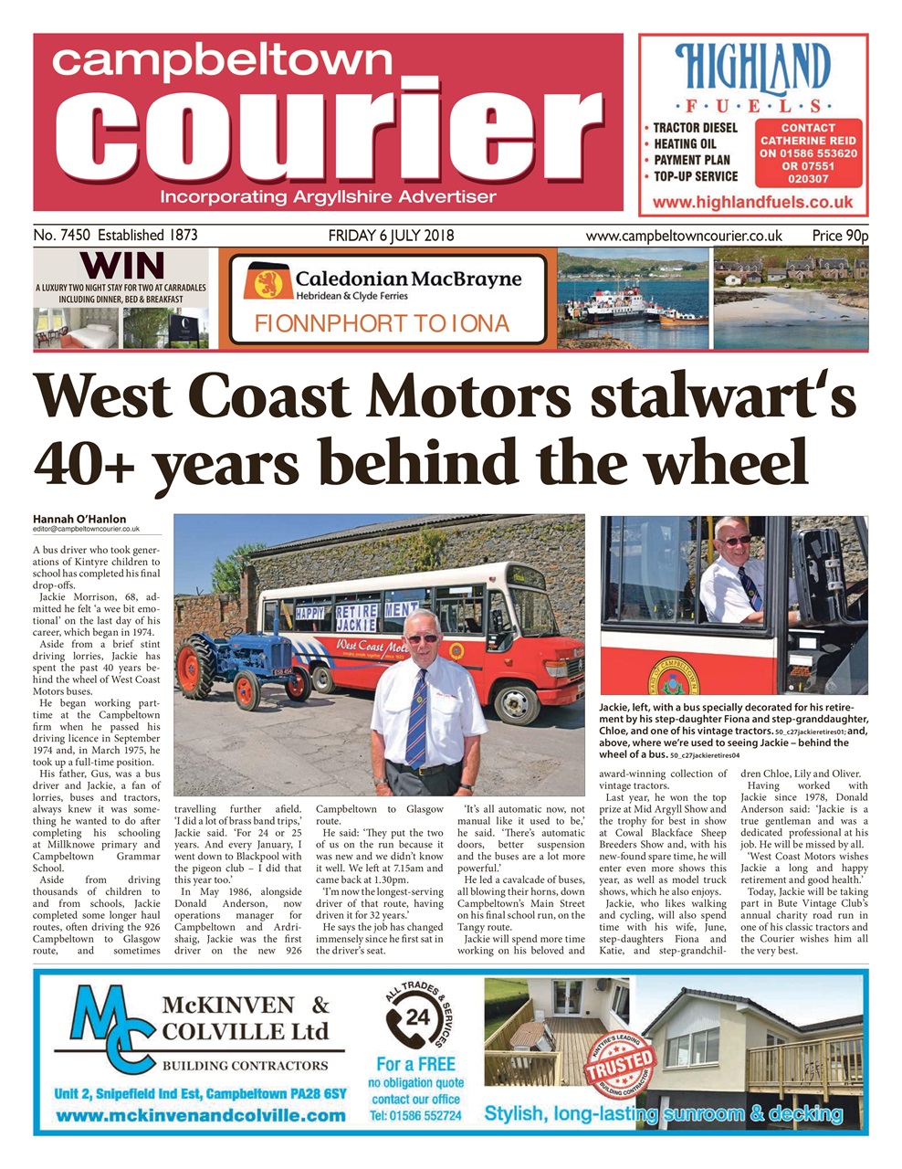 Campbeltown Courier Preview Pages