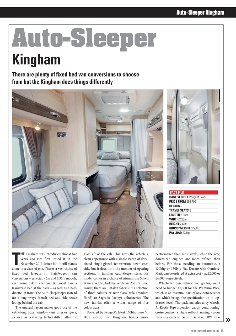 What Motorhome magazine Preview Pages