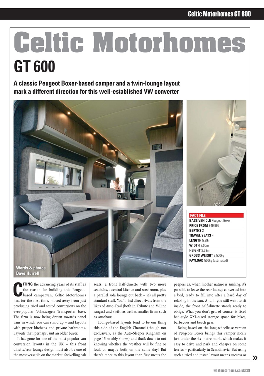 What Motorhome magazine Preview Pages