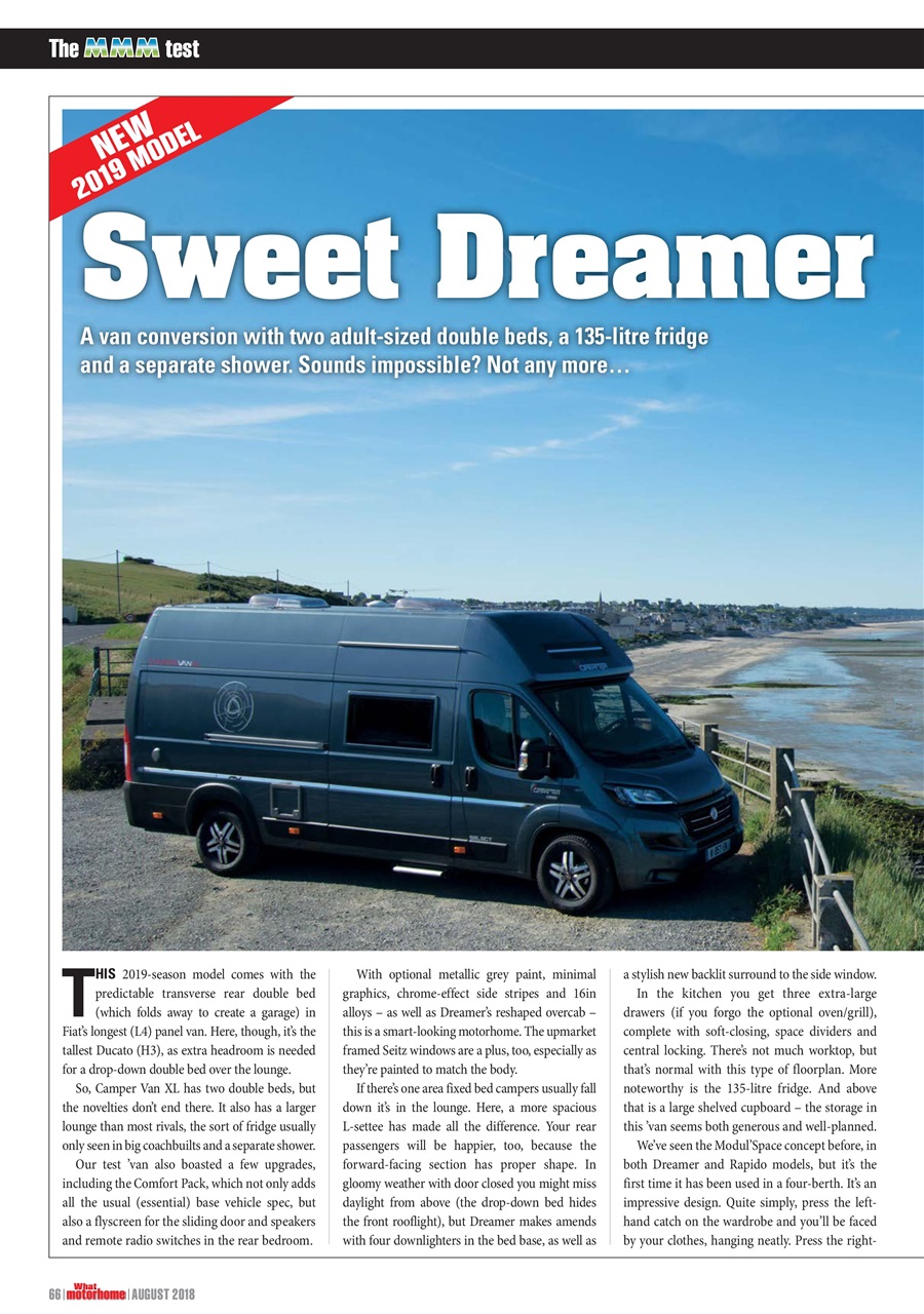 What Motorhome magazine Preview Pages