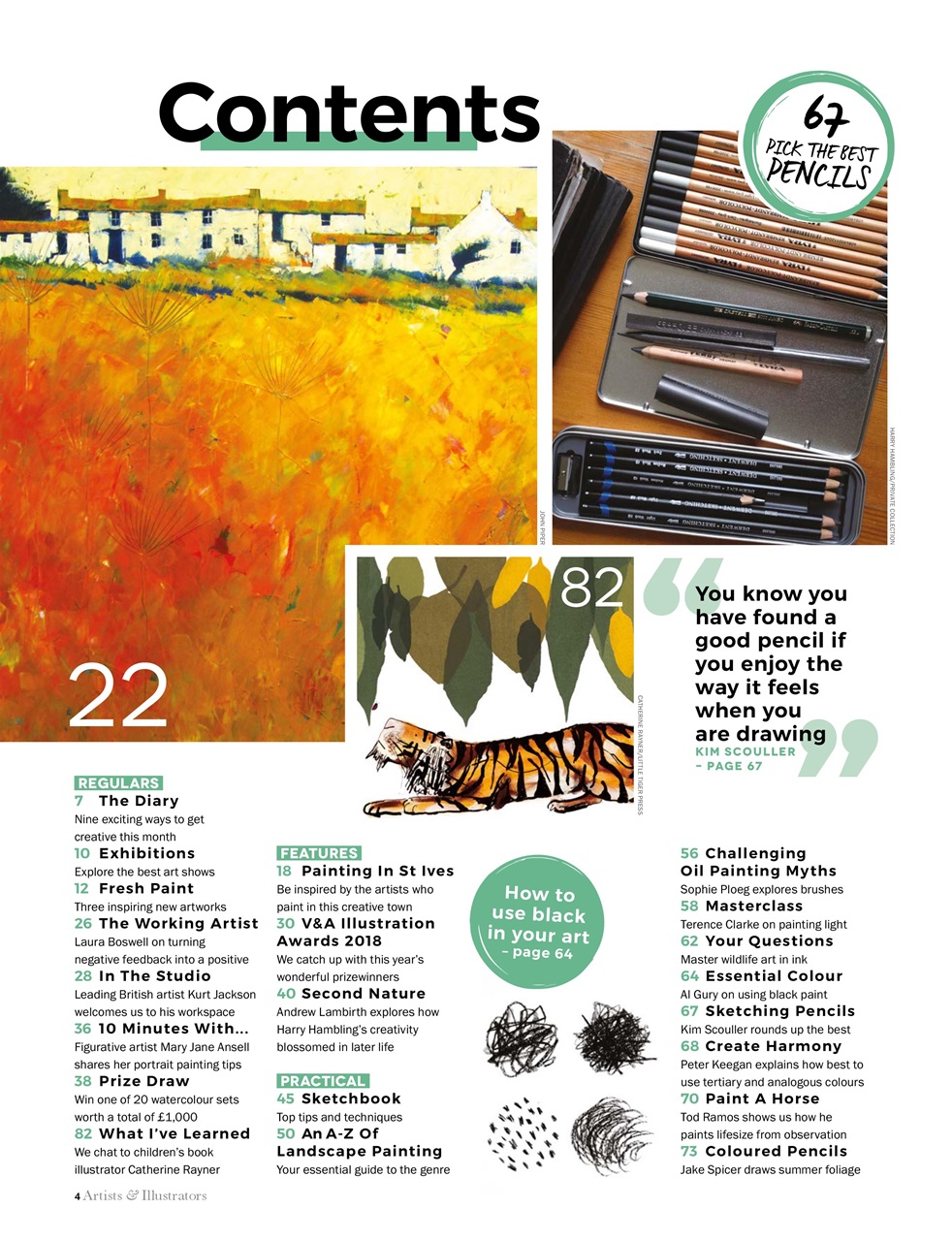 Artists & Illustrators Preview Pages