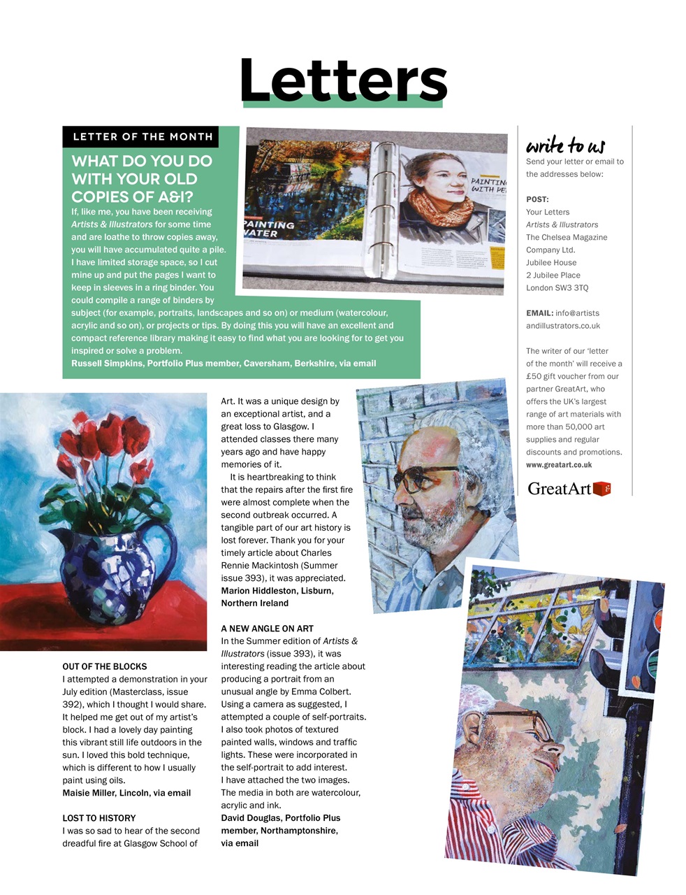 Artists & Illustrators Preview Pages