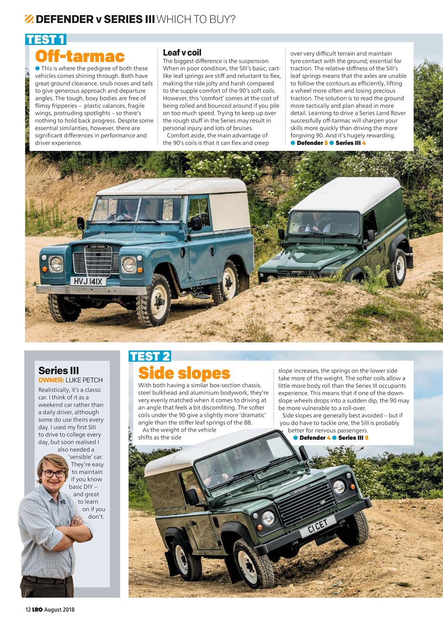 Land Rover Owner Preview Pages