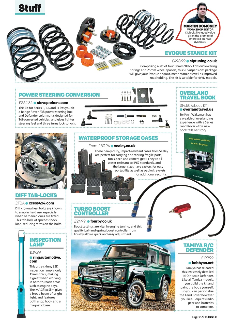 Land Rover Owner Preview Pages