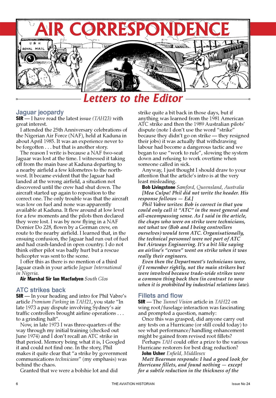 The Aviation Historian Magazine Preview Pages