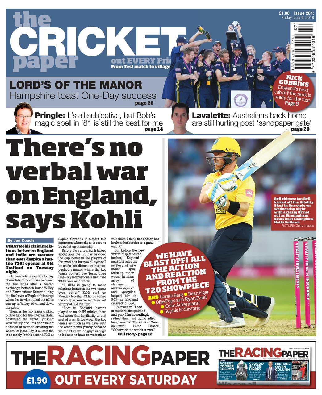 The Cricket Paper Preview Pages