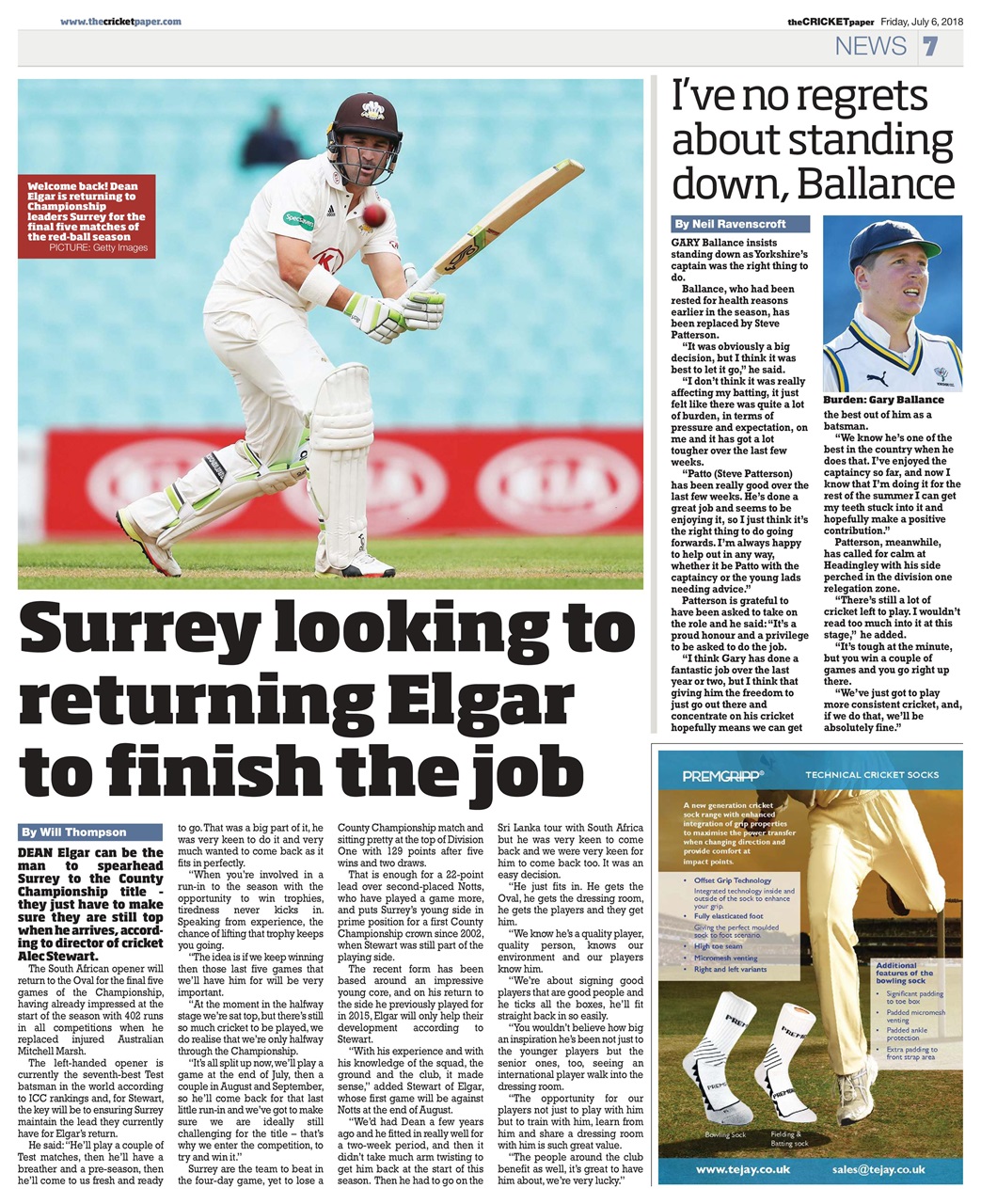 The Cricket Paper Preview Pages